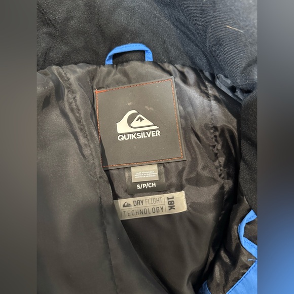Quicksilver Ski Snowboarding Jacket. Blue. Small. - Picture 6 of 6